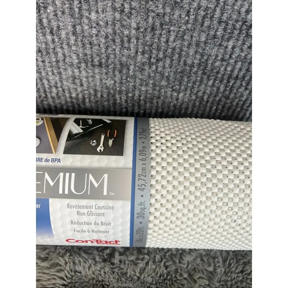20ft x 18in - Con-Tact Grip Premium Shelf Liner. NEW
